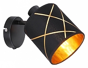 Бра Globo Bemmo 15431-1 цвет плафона/подвески Золото, Черный, цвет арматуры Черный-1