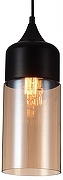 Подвесной светильник Favourite Kuppe 1591-1P цвет плафона/подвески Оранжевый, цвет арматуры Черный