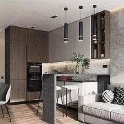 Подвесной светильник Reluce Technical 16005 16005-0.9-001LD 300mm GU10 BK цвет плафона/подвески Черный, цвет арматуры Черный-5