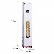 Подвесной светильник Reluce Technical 16006 16006-0.9-001LD 300mm GU10 GD цвет плафона/подвески Золото, Черный, цвет арматуры Золото, Черный-3