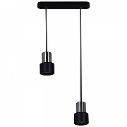 Подвесной светильник Reluce Technical 16006-1 16006-0.9-002IL GU10 BK цвет плафона/подвески Хром, Черный, цвет арматуры Черный-3