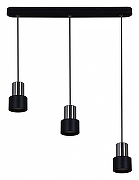 Подвесной светильник Reluce Technical 16006-1 16006-0.9-003IL GU10 BK цвет плафона/подвески Хром, Черный, цвет арматуры Черный