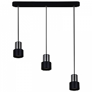 Подвесной светильник Reluce Technical 16006-1 16006-0.9-003IL GU10 BK цвет плафона/подвески Хром, Черный, цвет арматуры Черный-3