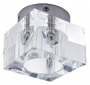 Накладной светильник Lightstar Cubo 160204-G9 цвет плафона/подвески Прозрачный, цвет арматуры Хром