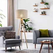 Торшер TK Lighting Grand TK 16021 Grand TK цвет плафона/подвески Бежевый, цвет арматуры Коричневый-3