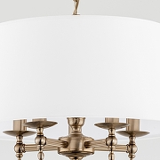 Подвесной светильник Adilux Roksana 16075 цвет плафона/подвески Белый, цвет арматуры Бронза-2