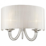 Накладной светильник Favourite Snow 1698-2W цвет плафона/подвески Белый, Прозрачный, цвет арматуры Прозрачный, Хром