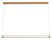 Подвесной светильник Divinare Pastel 1711/17 SP-19 цвет плафона/подвески Прозрачный, цвет арматуры Латунь-1