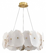 Подвесной светильник Divinare Eleanor 1713/17 SP-100 цвет плафона/подвески Белый, цвет арматуры Латунь-1