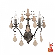 Бра Favourite Albero 1763-2W цвет плафона/подвески Коричневый, цвет арматуры Серый