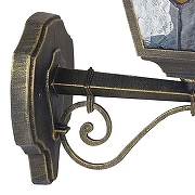 Светильник на штанге Favourite Zagreb 1804-1W цвет плафона/подвески Коньячный, цвет арматуры Черный, Золото-1