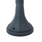 Ландшафтный светильник Favourite Paris 1806-1F цвет плафона/подвески Прозрачный, цвет арматуры Черный, Зеленый-1