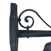 Светильник на штанге Favourite Paris 1807-1W цвет плафона/подвески Прозрачный, цвет арматуры Черный, Зеленый-1