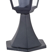 Ландшафтный светильник Favourite Leon 1812-1T цвет плафона/подвески Прозрачный, цвет арматуры Черный-1