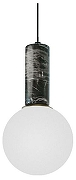 Подвесной светильник Divinare Eterno 1830/06 SP-1 цвет плафона/подвески Белый, цвет арматуры Черный