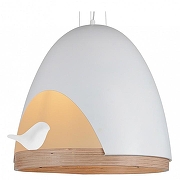 Подвесной светильник Favourite Volatore 1878-1P цвет плафона/подвески Белый, Коричневый, цвет арматуры Белый