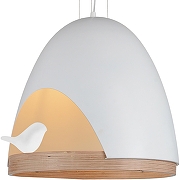 Подвесной светильник Favourite Volatore 1878-1P цвет плафона/подвески Белый, Коричневый, цвет арматуры Белый-2