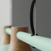 Подвесной светильник Imperiumloft Next01 191621-26 цвет плафона/подвески Голубой, цвет арматуры Голубой-1