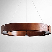 Подвесной светильник Imperiumloft Range01 195535-26 цвет плафона/подвески Белый, цвет арматуры Коричневый