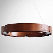 Подвесной светильник Imperiumloft Range01 195536-26 цвет плафона/подвески Белый, цвет арматуры Коричневый