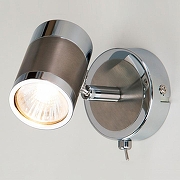 Бра Eurosvet Pr1me 20058/1 перламутровый сатин цвет плафона/подвески Никель, Хром, цвет арматуры Никель, Хром