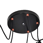 Подвесной светильник Favourite Ampolla 2007-5P цвет плафона/подвески Черный, цвет арматуры Черный-1