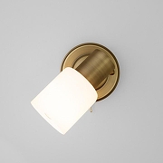 Бра Eurosvet Corso 20089/1 бронза цвет плафона/подвески Белый, цвет арматуры Бронза-1