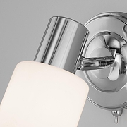 Бра Eurosvet Corso 20089/1 хром цвет плафона/подвески Белый, цвет арматуры Хром-2