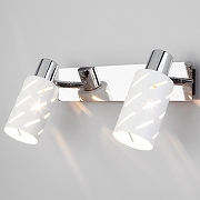 Бра Eurosvet Fente 20090/2 белый/хром цвет плафона/подвески Белый, цвет арматуры Белый, Хром