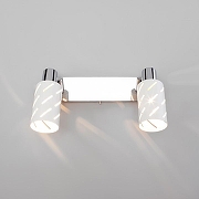 Бра Eurosvet Fente 20090/2 белый/хром цвет плафона/подвески Белый, цвет арматуры Белый, Хром-1