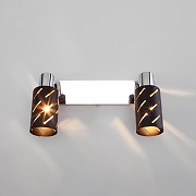 Бра Eurosvet Fente 20090/2 черный/хром цвет плафона/подвески Черный, цвет арматуры Хром, Черный-1