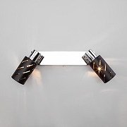 Бра Eurosvet Fente 20090/2 черный/хром цвет плафона/подвески Черный, цвет арматуры Хром, Черный-2