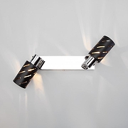 Бра Eurosvet Fente 20090/2 черный/хром цвет плафона/подвески Черный, цвет арматуры Хром, Черный-3