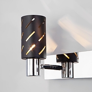 Бра Eurosvet Fente 20090/2 черный/хром цвет плафона/подвески Черный, цвет арматуры Хром, Черный-4