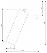 Спот Eurosvet Ease 20128/1 LED серебро цвет плафона/подвески Серебро, цвет арматуры Серебро-4