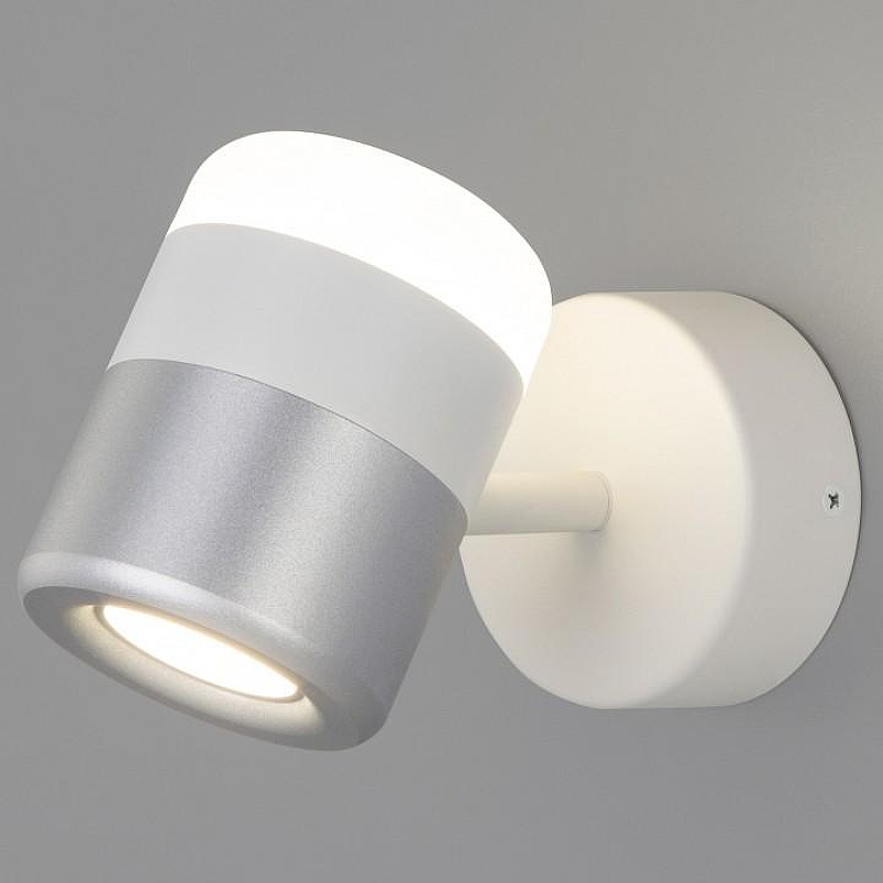 Бра Eurosvet Oskar 20165/1 LED белый/серебро 