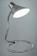Настольная лампа офисная Sneha 2018/A MT CR цвет плафона/подвески Серый, цвет арматуры Хром