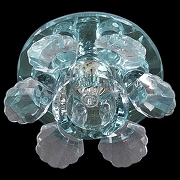 Встраиваемый светильник Sneha 2022/B G9 CR+LBL цвет плафона/подвески Синий, цвет арматуры Хром