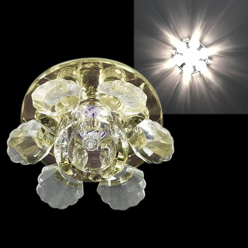 Встраиваемый светильник Sneha 2022/B G9 CR+YL 