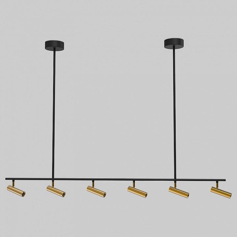 Светильник на штанге Eurosvet Ep1phan1a 20252/6 LED черный/латунь 