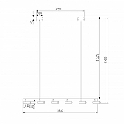 Светильник на штанге Eurosvet Ep1phan1a 20252/6 LED черный/латунь цвет плафона/подвески Латунь, цвет арматуры Черный-4