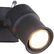 Спот Favourite Arcu 2026-2W цвет плафона/подвески Черный, цвет арматуры Черный-1