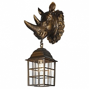 Бра Favourite Hunt 2033-1W цвет плафона/подвески Прозрачный, цвет арматуры Коричневый