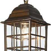 Бра Favourite Hunt 2033-1W цвет плафона/подвески Прозрачный, цвет арматуры Коричневый-1