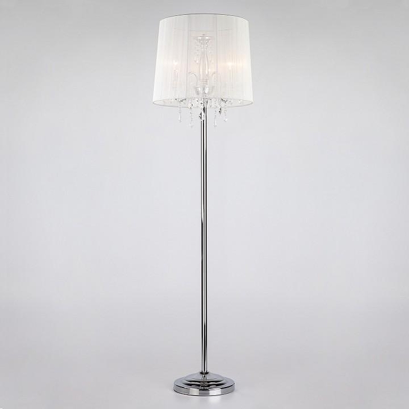 Торшер Eurosvet Allata 2045/3F хром/белый торшер 