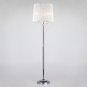 Торшер Eurosvet Allata 2045/3F хром/белый торшер цвет плафона/подвески Белый, Прозрачный, цвет арматуры Хром