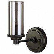 Бра Favourite Kiara 2057-1W цвет плафона/подвески Светло-серый, цвет арматуры Черный