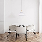 Подвесной светильник TK Lighting Cap 2070 Cap White цвет плафона/подвески Белый, цвет арматуры Белый-3