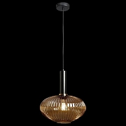 Подвесной светильник Loft it 1r1s 1 2071-C+BL цвет плафона/подвески Оранжевый, цвет арматуры Латунь, Черный-2