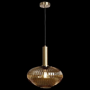 Подвесной светильник Loft it 1r1s 1 2071-C+BR цвет плафона/подвески Оранжевый, цвет арматуры Латунь-2